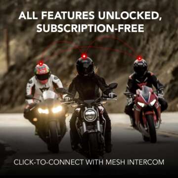 Sena 50S Motorcycle Jog Dial Communication Bluetooth Headset w/Sound by Harman Kardon Integrated Mes...