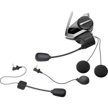 Sena 50S Motorcycle Jog Dial Communication Bluetooth Headset w/Sound by Harman Kardon Integrated Mesh Intercom System Premium Microphone & Speakers, Single