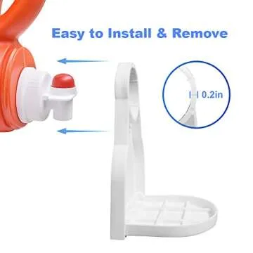 [2 Pack] Laundry Detergent Cup Holder, Laundry Detergent Holderr for Most Economic Sized Bottles, No More Leaks or Mess for Laundry Room Organization…