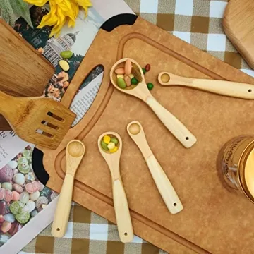 Bamboo Measuring Spoons Set for Every Kitchen