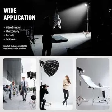 NEEWER 10ft Heavy Duty Light Stand with Wheels