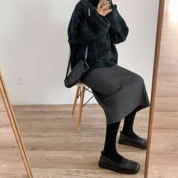 Grunge Clothes Grandpa Sweaters Vintage Aesthetic Baggy Dark Academia Clothing Plaid Striped Preppy Pullovers 2024 (M,A)