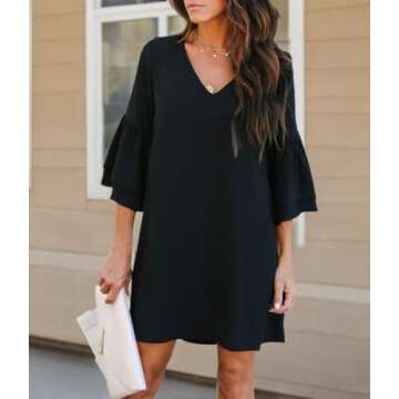 Stylish BELONGSCI Summer Dress for Weddings and Graduations