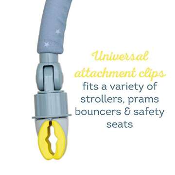 Taf Toys Koala Daydream pram, Stroller & car seat Arch | Ideal for Infants & Toddlers, Activity Arch with Fascinating Toys, Stimulates Baby’s Senses and Motor Skills Development, for Easier Outdoors