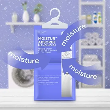 CLEVAST Moisture Absorbers Packets 10 Pack for Fresh Spaces