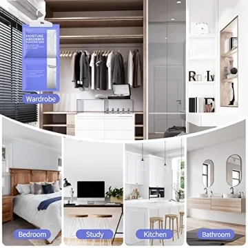 CLEVAST Moisture Absorbers Packets 10 Pack for Fresh Spaces