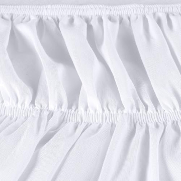 Utopia Bedding Full Elastic Bed Ruffle with Easy Wrap Design