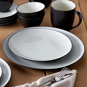 Noritake Colorwave Graphite-4 Piece Place Setting, graphite-8034-04G