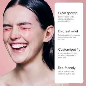 Loop Engage 2 Ear Plugs – Everyday Noise Relief with Clear Speech for Social Gatherings, Work, Con...