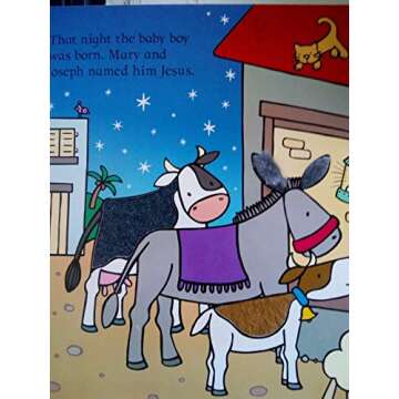 Interactive Touchy-feely Nativity Book for Toddlers