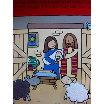 Interactive Touchy-feely Nativity Book for Toddlers