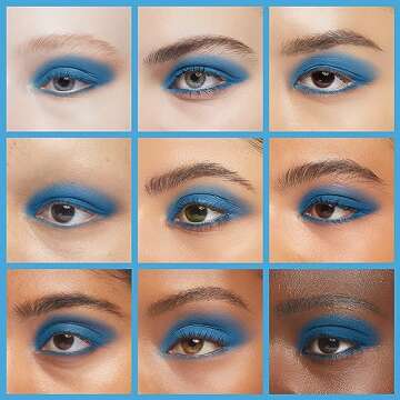 IS'MINE Single Sky Blue Matte Eyeshadow, High Pigment, Longwear, Intense Color Best Pressed Eye Makeup for Day & Night