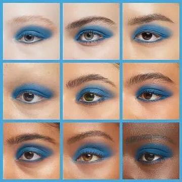 IS'MINE Single Sky Blue Matte Eyeshadow, High Pigment, Longwear, Intense Color Best Pressed Eye Makeup for Day & Night
