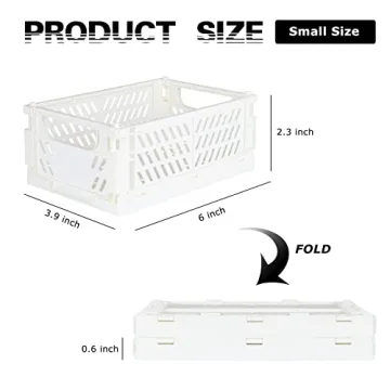 Tixill Mini Foldable Baskets for Stylish Organization