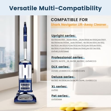 Colorfullife Shark Vacuum Replacement Filters for Enhanced Cleaning