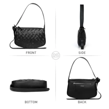 Trendy PU Leather Crossbody Bag with Adjustable Strap