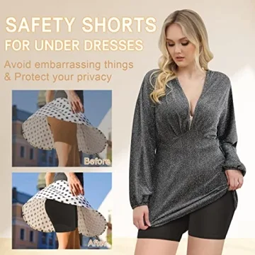 Reamphy Slip Shorts for Women - Comfortable 3 Pack