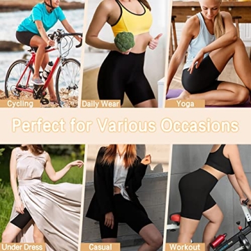 Reamphy Slip Shorts for Women - Comfortable 3 Pack