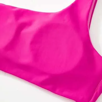 Stylish MOOSLOVER Women's One Shoulder Bikini Set