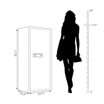 KAER 8-12 Gun Safe with Electronic Lock and Storage