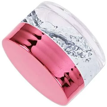 Stylish 20g Rose Gold Acrylic Jars for Cosmetics and Crafts