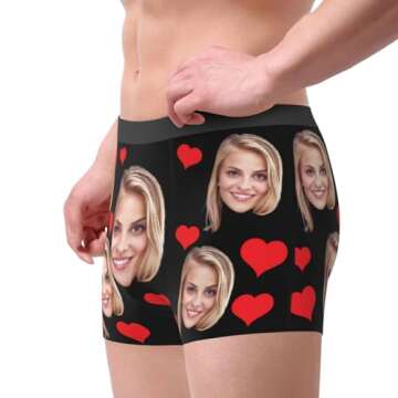Funny Personalized Face Boxers for Men