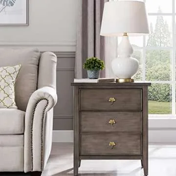 Ginkgo Leaf Shape Solid Brass Cabinet Knobs for Cupboard Drawer Dresser Bedroom Dresser Pulls Handles Vivid Texture 2 Pieces