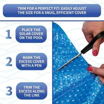 Blue Wave NS405 Solar Blanket for In-Ground Pools, 12ft x 24ft