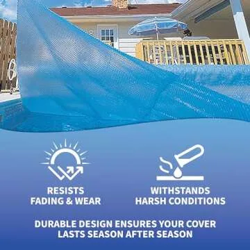 Blue Wave NS405 Solar Blanket for In-Ground Pools, 12ft x 24ft
