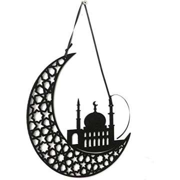 Taotenish Ramadan Kareem Hanging Drop Felt Hanging Decor for Ramadan Eid Party Decorations | Islamic...