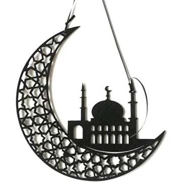 Taotenish Ramadan Kareem Hanging Drop Felt Hanging Decor for Ramadan Eid Party Decorations | Islamic Muslim Party Decorations