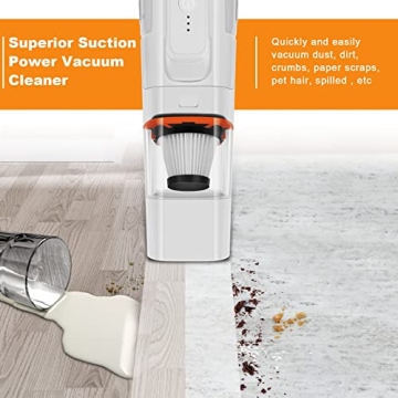 Wapasoo Handheld Vacuum Cleaner - Lightweight Cordless Cleaner