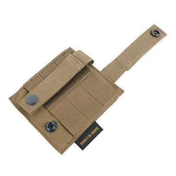 EXCELLENT ELITE SPANKER Tactical Open Top Double/Triple Pistol Mag Pouch for Glock M1911 92F Magazines 40mm Grenade(Coyote Brown)