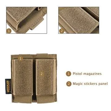 Reliable Tactical Open Top Mag Pouch for Pistols