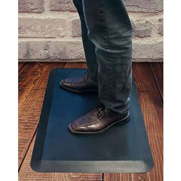 Standee Anti Fatigue Standing Mat, Padded Floor Mats for Standing- Thick for Support and Comfort, 20...