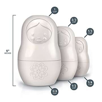 Charming Matryoshka Measuring Cups Set by Fred & Friends