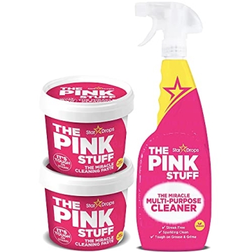 Stardrops - The Pink Stuff - The Miracle Cleaning Paste and Multi-Purpose Spray Bundle (2 Cleaning P...