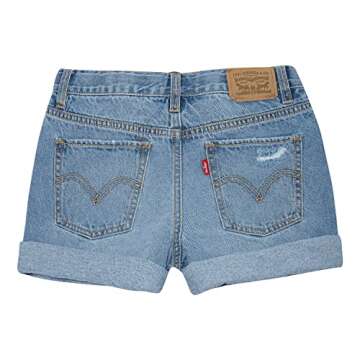 Levi's Girls' Girlfriend Fit Denim Shorty Shorts - Miami Vice - Age 10