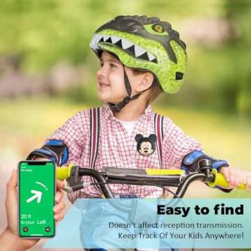 Generic Kids AirTag Holder with Safety Pins[2 Pack], Silicone Cute Cartoon Hidden Airtag Holder Kids Air tag Case for Children, Elderly, Hidden Inside Clothes, Shoe, Backpack (Black), Blue+Green