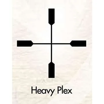 Burris Hunting Durable Compact Lightweight Finger-Adjustable Scout Riflescope 2.75x20mm with Heavy Plex Reticle, Matte Black