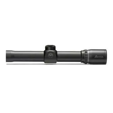 Burris Hunting Durable Compact Lightweight Finger-Adjustable Scout Riflescope 2.75x20mm with Heavy Plex Reticle, Matte Black