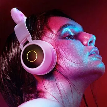 Aresrora Kids Cat Ear Bluetooth Headphones - Safe & Fun