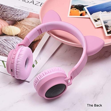 Aresrora Kids Cat Ear Bluetooth Headphones - Safe & Fun