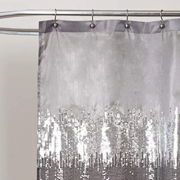 Sparkly Night Sky Shower Curtain by Lush Decor 72"