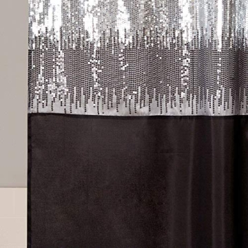Sparkly Night Sky Shower Curtain by Lush Decor 72"