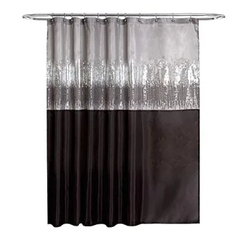 Sparkly Night Sky Shower Curtain by Lush Decor 72"