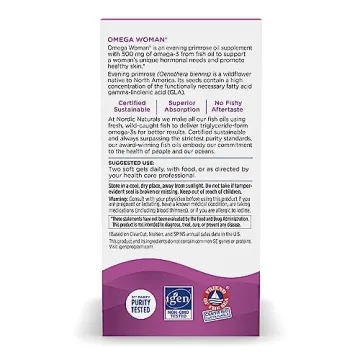 Omega Woman Omega-3 & Evening Primrose Oil Soft Gels