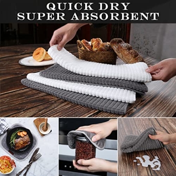 6-Piece High Heat Resistant Oven Mitts Set for Cooking