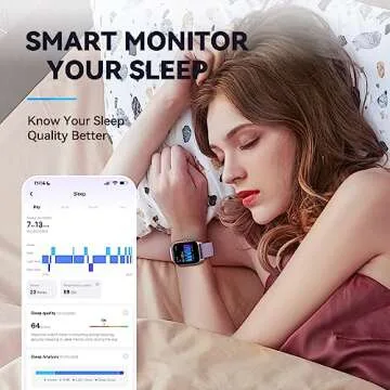 Woneligo Smart Watch with Health Tracking & Alexa