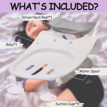 TrObayee Baby Bath Hair Washing Station for Kids